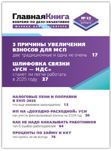 АНОНС ЖУРНАЛА "ГЛАВНАЯ КНИГА" N23 (591) АНОНС ЖУРНАЛА "ГЛАВНАЯ КНИГА" N23 (591)