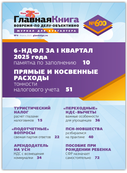 АНОНС ЖУРНАЛА "ГЛАВНАЯ КНИГА" N8 (600) АНОНС ЖУРНАЛА "ГЛАВНАЯ КНИГА" N8 (600)